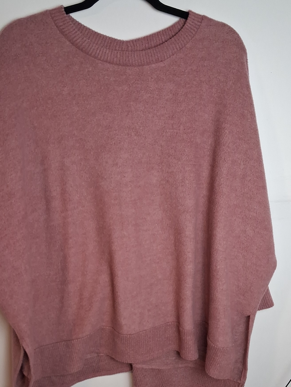 Cherish Mauve-Pink Crewneck Sweater